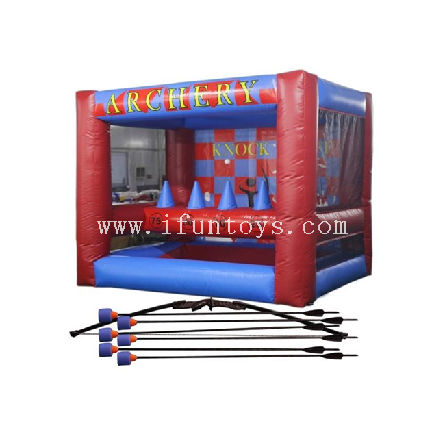Interactive Inflatable Archery Game with Hover Balls /Inflatable Archery Target Sports Activities/ Archery Archery Inflatable Knock It Off Game