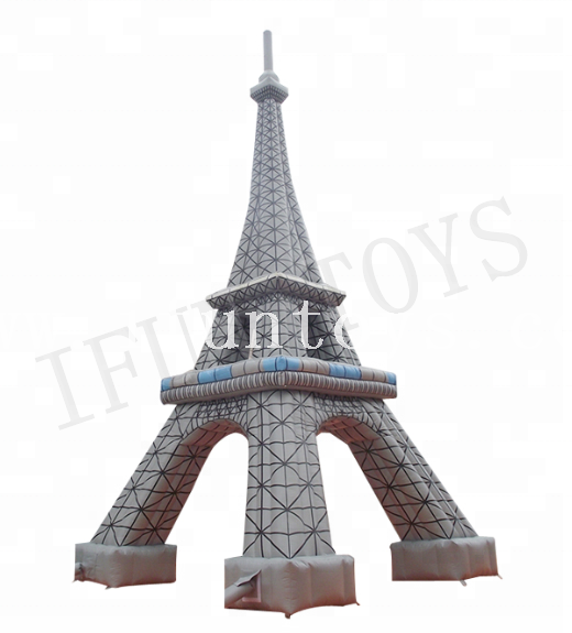 Giant Inflatable Famous Building France Eiffel Tower Model for Outdoor Adveritising