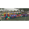 Extra Large Custom Made PVC Inflatable Obstacle Course with Rush Race Track & Mud Assault for Commercial Use-Adult & Kids