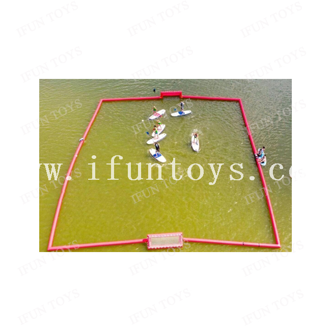 Portable Inflatable SUP Polo Field / Inflatable Field and Goals for SUP Polo Beach Water SUP Polo Court for SUP Ball Sport for Sales