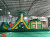 Inflatable Palm Tree Obstacle Course Challenge Race Interactive Inflatable Game Obstacle for Adults