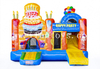 Happy Birthday Party Inflatable Bounce Combo / Inflatable Kids Moonwalk / Jumping Castle with Slide