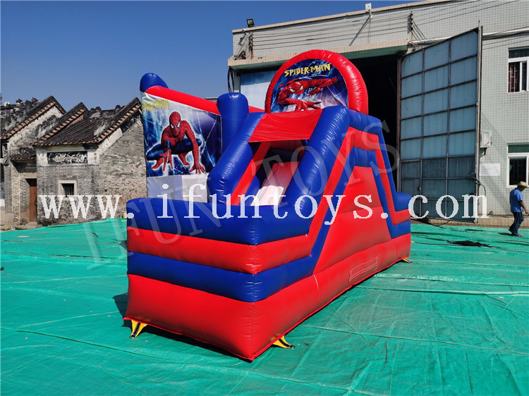 Inflatable Spiderman Bouncy Castle Slide Combo / Play Park for Kids