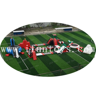 Giant Lake Water Games Inflatable Floating Water Park Inflatable Aqua Park Water Paradise for kids and adults