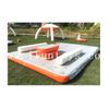 DWF Custom Inflatable Aqua Banas Floating Dock Inflatable Party Banas with Tent