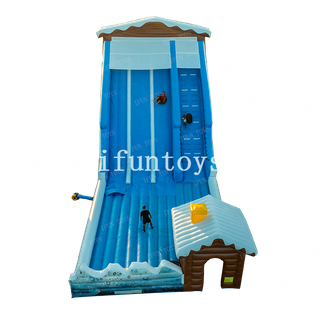 Winter wonderland snow tubing or sledding slide inflatable slip n slide bouncy castle inflatable dry slide for kids