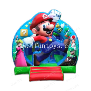 Super Mario Combo Inflatable Jumper House Bouncy Castle for Kids 
