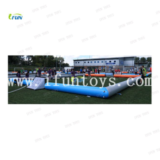 Outdoor europe inflatable Airtight sports field/soccer arena/portable inflatable football air pitch 3v3 for training