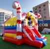 Most Popular Kids Soft Jumping Castle Inflatable Candy Bouncer Combo with Slide for Party Rental