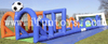 Outdoor Toys Inflatable Obstacle Course Soccer Challenge Football Dribbling Track for Sport Games
