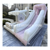 Pastel Bounce Combo Jumping Castle with Ball Pit and Slide Inflatable Bouncy House PVC Trampoline for Kids