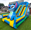 Giant 3D Stitch Character Dual Lane Inflatable Slide for Kids' Birthday Parties 