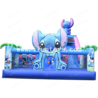 Outdoor Kids Party Jumpers Bounce House Combo Stitch Inflatable Bouncer Castle