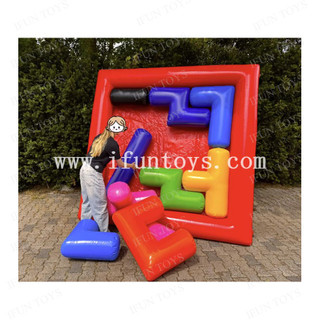 Team Building Games Challenge Inflatable Tetris Game Jigsaw Puzzle Fun Sports Meet Activities Competition Props 