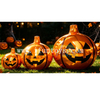 Halloween Inflatable Mirror Pumpkin Airtight Sealed Giant Reflective Pumpkin Ball for Outdoor Event Stage Rental Display