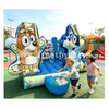 2026 Popular Cartoon Bluey Inflatable Bounce House with Slide Combo Commercial Grade PVC Bouncy Castle for Kids Party Rental