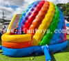 Hip Hop Theme Disco Jumping Castle Inflatable Disco Dome Bounce House Inflatable Disco Light Nightclub Bouncer Rainbow Bouncer