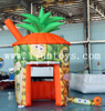 Outdoor Mobile Advertising Inflatables Pineapple Concession Stand Equipment Inflatable Food Tent Booth Fruit Kiosk
