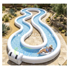 Outdoor Giant Inflatable Lazy River Pool Portable Commercial PVC Floating Water Channel Track for Backyard Resort Water Play