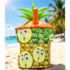 Outdoor Advertising Custom Inflatable Pineapple Photo Booth Tent Giant Fruit Drink Kiosk Bar for Summer Beach Carnival Festival