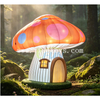Outdoor Giant Inflatable Mushroom House with Light LED Oxford Lawn Fairytale Mushroom House for Event Party Stage Decoration