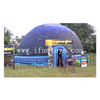 Flame-retardant Portable Mobile Digital Projection Igloo Inflatable Planetarium Dome Tent with Planet logo Printing