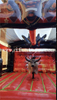 Party Rental Mechanical Bull with Western Themed Inflatable Air Mattress Bull Ride Mechanical Rodeo Game for Event