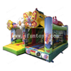 Insects Theme Bouncer Slide Combo Inflatable Butterfly Slide Obstacle Course Jumping Bouncy House for Children