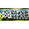 Giant Inflatable Mirror Soccer Ball Chrome Reflective Football Shaped Balloon Large Metallic Sphere For Concert Event Stage Wedding Decoration