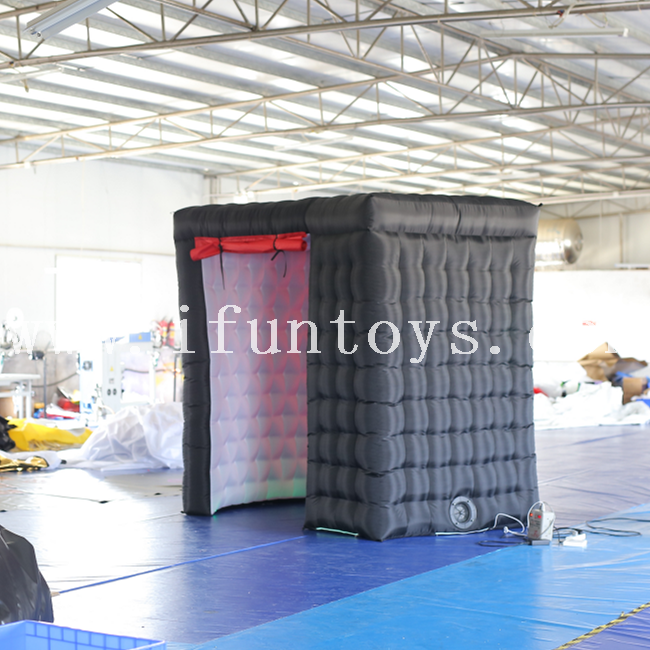  Led lighting inflatable Curved photo booth/inflatable photo booth enclosure/inflatable Photo Booth Studio for wedding&party 123/128 