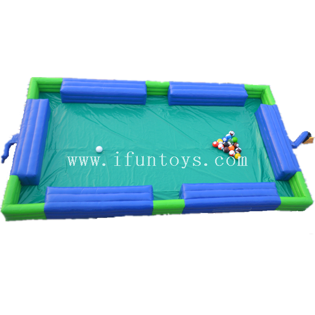 Giant Inflatable Human Soccer Billiard / pool ball Table/ Snooker ball Games for party