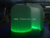Cheap LED lighting inflatable air photo booth enclosure / party igloo inflatable booth for photo kiosk