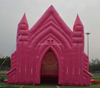 Giant Inflatable Wedding Party Tent Outdoor Inflatable pink Church Tent
