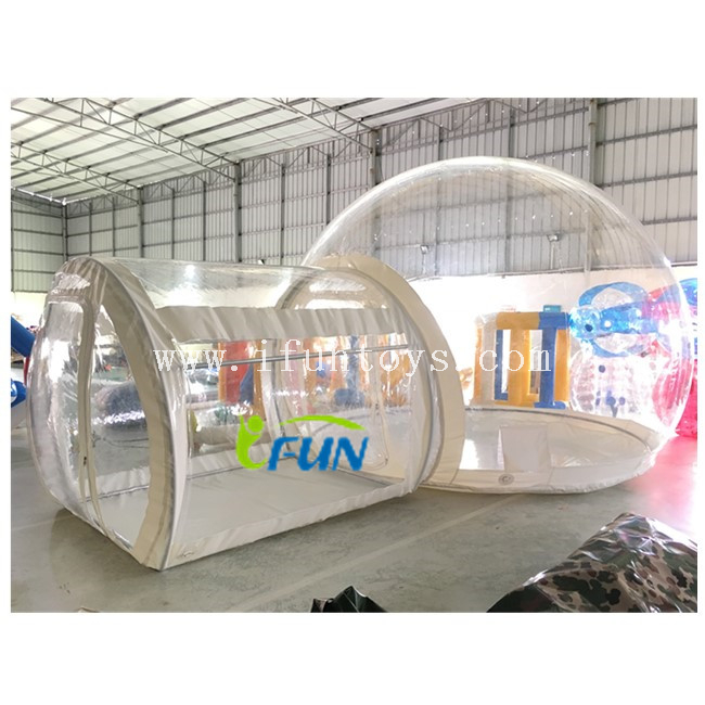 Transparent Inflatable Bubble Tent for Camping / Outdoor Inflatable Bubble Hotel Tent / Inflatable Bubble Tent with Steel Frame