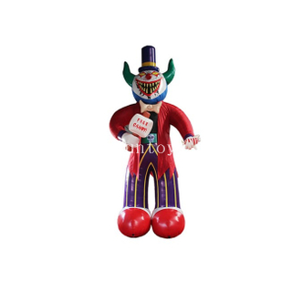 6m Tall Inflatable Scary Clown / Giant Inflatable Monster for Halloween Outdoor Decoration