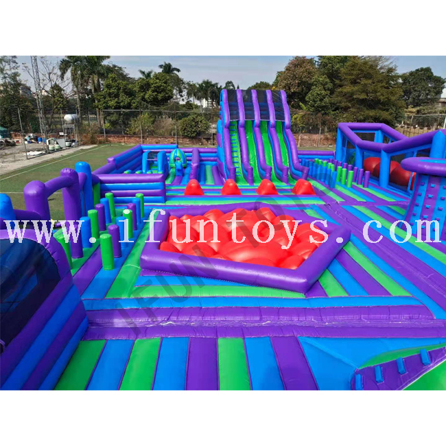 Outdoor Big Dream Park Inflatable Fun City Playground / Amusement Park for Kids
