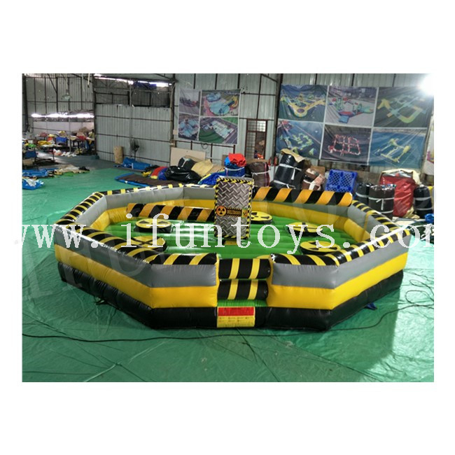 Meltdown Inflatable Game / Last Man Standing Inflatable Sweeper Game / Inflatable Meltdown Eliminator Zone