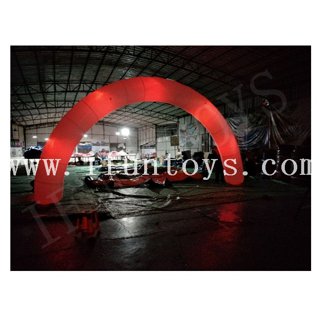 Inflatable LED Lighting Entrance Arch with Color Changing / LED Race Arch for Sale