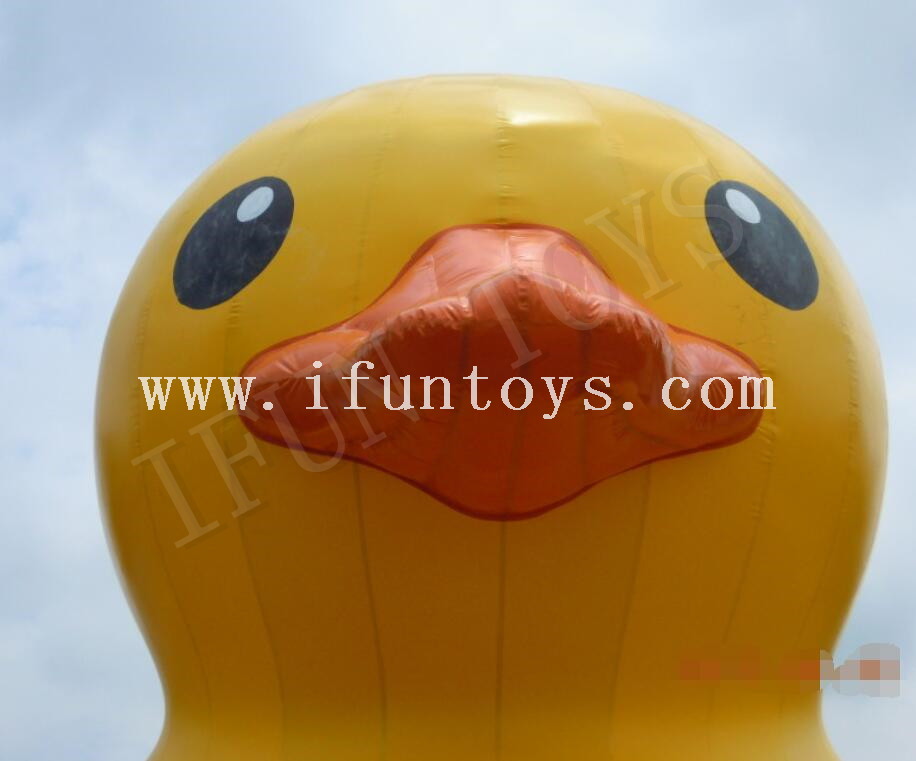 PVC Inflatable Yellow Duck Floating on Water for Advertising