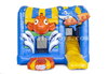 Cheap Inflatable Seaworld Bounce House Combo / Jumping Castle with Slide for Kids