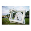 Inflatable Wedding Photo Frame White Wedding Jumping Bouncer Castle for Wedding