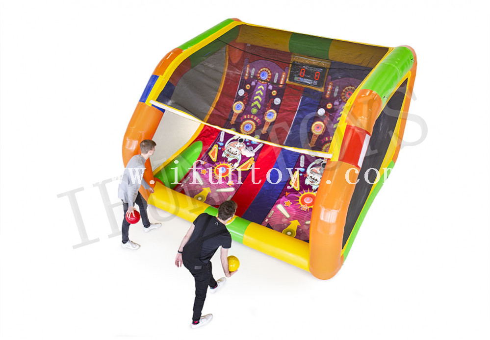 Interactive Play System Inflatable IPS Pinball Game / Inflatable Shooting Arena Sport Game