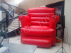Giant Inflatable Red Sofa Chair / Inflatable King Chair / King Throne Inflatable for Sale