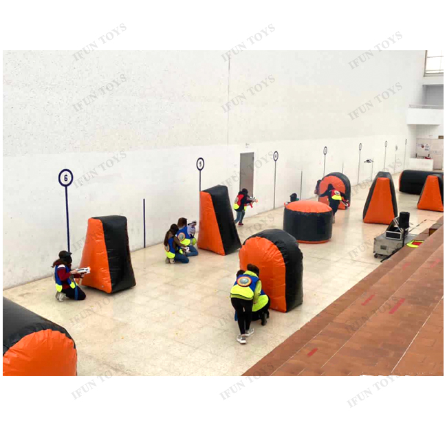 Outdoor Inflatable Paintball Bunkers Field / CS Game Inflatable