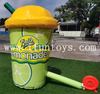 Giant Inflatable Lemonade Cup / Coffee Cup Model / Drink Bottle for Event Promotion