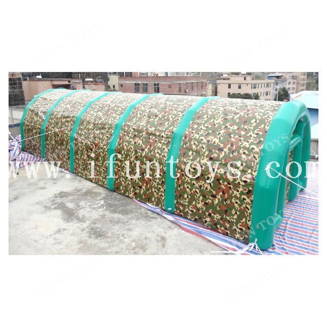 Waterproof Inflatable Sport Arena for Paintball Shooting Game / Camouflage Inflatable Bunker Paintball Field for CS Game