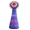 3m Tall Large Inflatable Cyclops Flower Ground Flower with LED Lights for Christmas/Halloween/Party Decoration