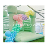 Macaron Colorful Inflatable Jumping Castle Bouncer / Mini Size Inflatable Baby Bouncer Jumping House for Wedding Party