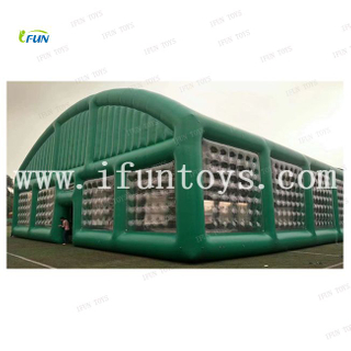 Giant inflatable dome tent/Hockey & Ice skating air building structure tents/nightclub for sports events outdoor