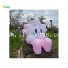 Outdoor plante decoration smile Inflatable emoji flower balloon toy for amusement park party